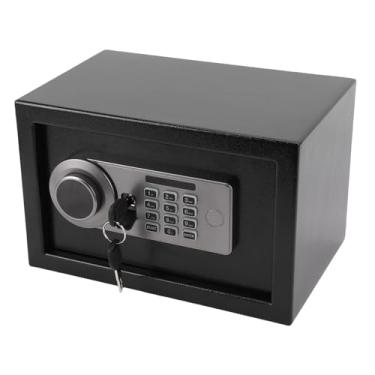 Imagem de Luocute Seguro para Casa, Caixa de Bloqueio Eletrônico para Documentos de Jóias, Segurança Digital Segura para o Hotel de Escritório, 7,87 X 12,2 X 7,87in Evite o Roubo de Senha Caixa