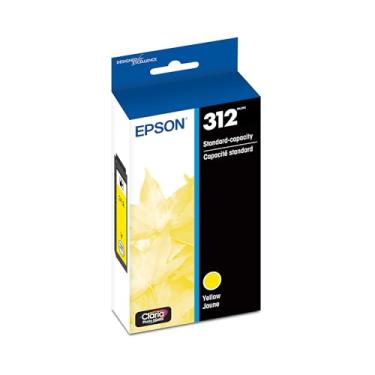Imagem de EPSON Cartucho amarelo de capacidade padrão de tinta T312 Claria Photo HD (T312420-S) para impressoras fotográficas Epson Expression