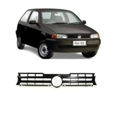 Imagem de Grade Dianteira Gol G2 Bola, Special, Parati, Saveiro 1995 1996 1997 1998 1999, Preta, Material ABS Resistente, Encaixe Original, Special
