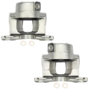 Imagem de BRTEC Pinça de freio a disco dianteira esquerda + direita 184014 para Jeep CJ7 1978/CJ5 1978-1981 Scrambler 1981, para AMC AMX Concord 1978-1981 Hornet 1977 Pacer 1977-1980
