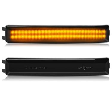 Imagem de Luzes de seta sequenciais de LED para espelho lateral adequado para 2009-2014 F150, para 2010-2014 Raptor Aftermarket Substituição Side Marker Blinker Mirror Light Pacote com 2