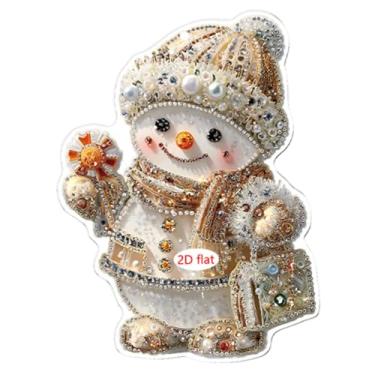 Imagem de IEUDNS Enfeite de decoração de Natal 2D, pingente decorativo para festa interna, bolsa, charmoso para porta de casa, armário, parede, fazenda, Style B