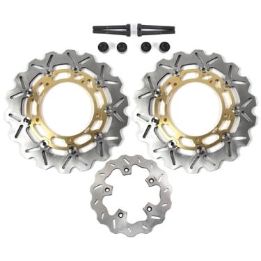 Imagem de Arashi Discos de freio dianteiros traseiros grandes com parafusos de montagem para Yamaha XP Tmax 530 2012-2015 ABS 2012-2018, TMAX TECH MAX 560 ABS 2020-2021