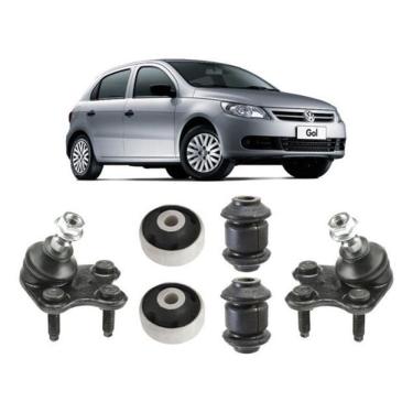 Imagem de Kit Bucha Pivô Bandeja Balança Dianteira Gol 2015 2016 2017