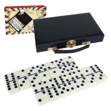Imagem de Conjunto Domino GOTHINK Portable Double 6 para adultos com caixa de ar