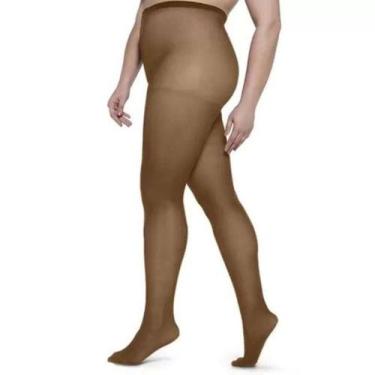 Imagem de Meia Calça Lupo Plus Fio 40 Opaca Loba Plus - Feminina, Bege