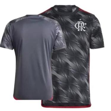 Imagem de Camisa Treino Flamengo Uniforme original 24 25, Cinza, M