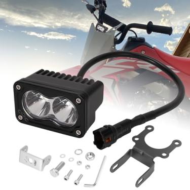 Imagem de ANGU-OFFROAD Kit de faróis de LED de 7,6 cm para Talaria Sting R MX4/Sur-Ron Segway X260 Feixe Spot 20W 6000-6500K Upgrade Motocicleta Barras de Luzes LED com Suporte de Montagem