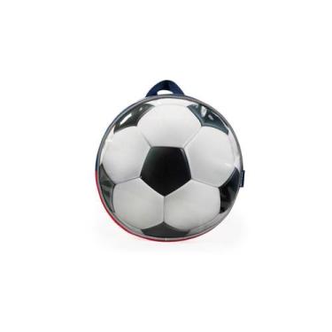 Imagem de Lancheira Térmica Infantil Masculina Futebol Azul - Bagaggio, U