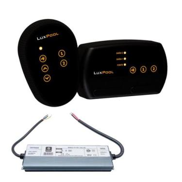 Imagem de Controladora Iluminação 2 Saída Fonte Blindada IP68 12V 5A 60W - Luxpo
