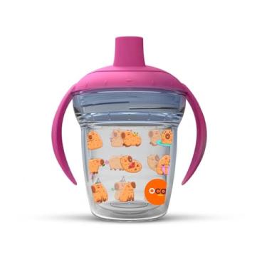 Imagem de Copo Infantil de Transição Capivara Fofinha a 170 ml Antivazamento