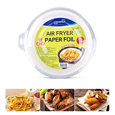 Imagem de CLEANWRAP Forros de papel descartáveis Air Fryer (9,1 x 1,77-90 peças) - Presentes de Dia das Mães para Mom I Air Fryer forros de papel descartáveis
