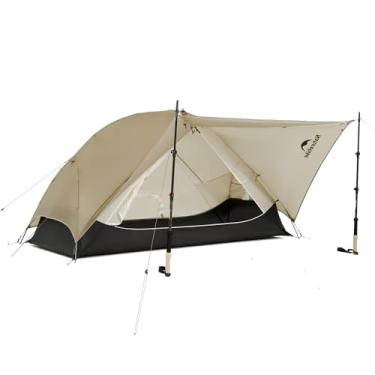 Imagem de Naturehike Barraca de mochila Mongar UL 1/2 pessoa, nylon 15D, impermeável, ultraleve, para 1-2 pessoas, com pegada