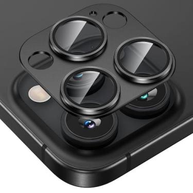 Imagem de Folha de alumínio da lente da câmera para iPhone 15 Pro/Pro Max - pret