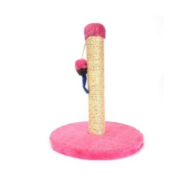 Imagem de Arranhador Gatos Mini Poste Rosa - pet injet