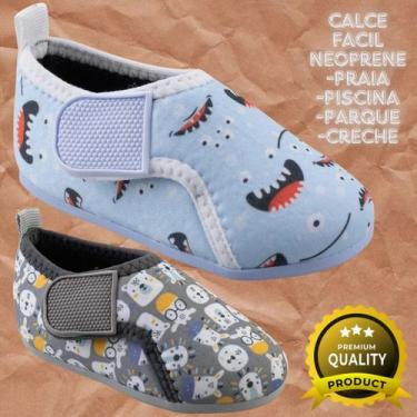 Imagem de Tênis sapatilha infantil neoprene praia piscina creche passeio keto ba