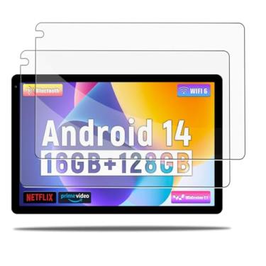 Imagem de NOUKAJU Protetor de tela para FEARWIKY FKYC12 10,4 polegadas, vidro temperado HD, dureza 9h, arranhões, anti-impressão digital, protetor de filme de vidro temperado para tablet Fearwiky FKYC12 de 10,4