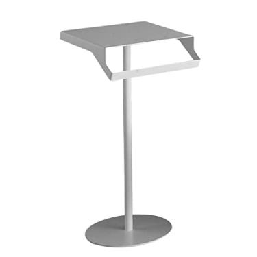 Imagem de Toalheiro, toalheiro, toalheiro, toalheiro com prateleiras, suporte de toalha de piscina para banheiro, lavanderia, aço inoxidável/branco/aço inoxidável