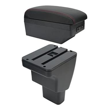 Imagem de Zhjvihx Caixa de Apoio de Braço, Grande Precisão de Espaço de Armazenamento Projetada Caixa de Conteúdo de Loja Central Macia para Carro