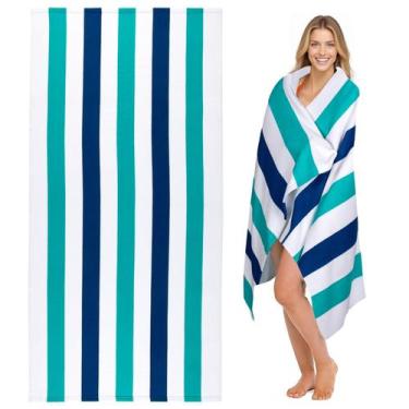 Imagem de Toalha de praia cabanana de microfibra grande e grande 92x184cm
