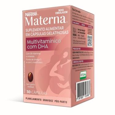 Imagem de Suplemento Alimentar Materna Multivitamínico Com DHA 30 Cápsulas
