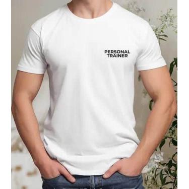 Imagem de Camiseta Camisa Algodão Adulto Feminina Masculina Personal Trainer Uni