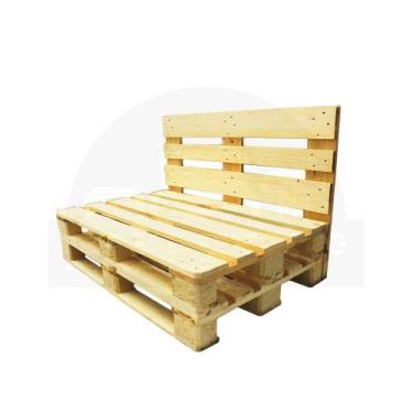 Imagem de Sofá de Pallet Euro Epal 120x80 cm - Locação - PALLET SP