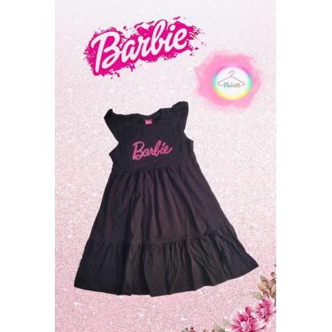 Imagem de Vestido Infantil Barbie - Preto