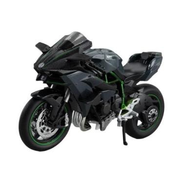 Imagem de Motocicleta Em Escala 1:12 Diecast S1000RR Kawasaki Ninja H2R Brinqued