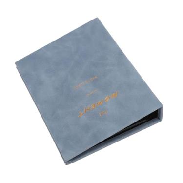 Imagem de Acouto Álbum de Fotos 2x3 64 Bolsos - Livro Versátil para Coleta de Fotos Com Capa 11/12/9/8 Câmeras, Comporta 64, Cartões Perfeitos, Ingressos e Presentes (Azul)