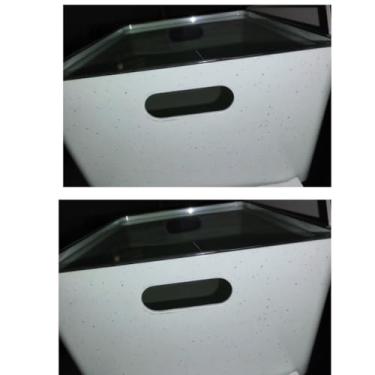 Imagem de Caixa Organizadora Multiuso 12,3L Empilhável com Tampa Transparente – Grande, Resistente e Ideal para Roupas, Brinquedos e Utensílios(2 Caixas 12,3 L Branco Granito)