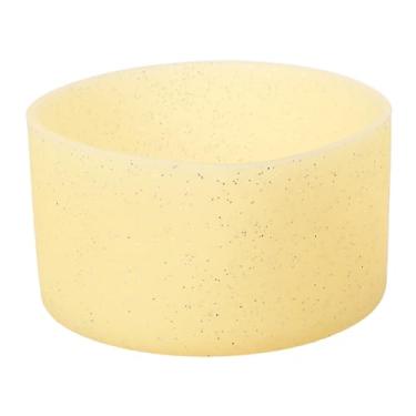 Imagem de Bota de silicone, 1 protetor de manga inferior, capa protetora antiderrapante para garrafa de água, copo de viagem de carro, lantejoulas transparentes douradas