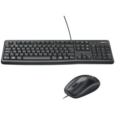 Imagem de Kit Teclado E Mouse Optico Mk120 Usb Preto Logitech