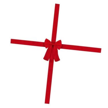 Imagem de Esquirla Laço de fita natalina para porta de armário, decoração de festas, artigos para festas, laço grande de guirlanda de Natal para festa de aniversário.