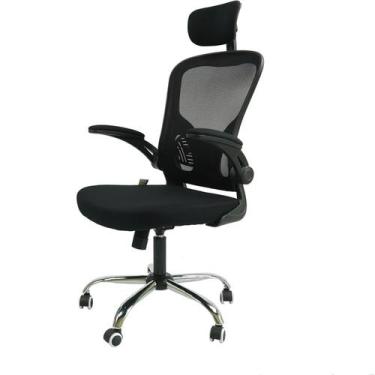 Imagem de Cadeira De Escritório Python Fly X11 00256 Gamer Ergonômica Preta Com 