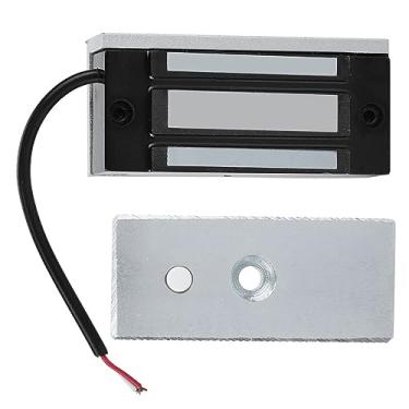 Imagem de Yinhing Mini Trava Eletromagnética de 60 Kg, Trava de Porta de Liga de Alumínio para Madeira, Vidro, Portas de Metal, Quando Energizado, Desbloqueio Quando a Energia Falha,