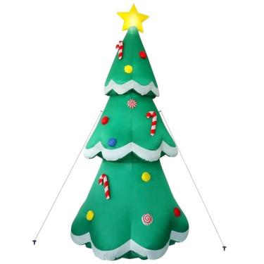 Imagem de Arvore De Natal Inflavel Grande Natalina Decoraçao Shopping Loja Comercio Casa Hall Entrada Fim De Ano Evento Festa