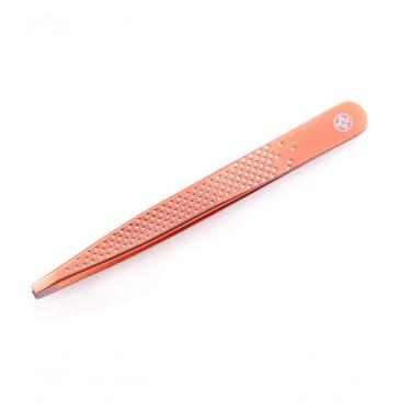 Imagem de Pinça Rose Gold Mundial Com Ponta Reta