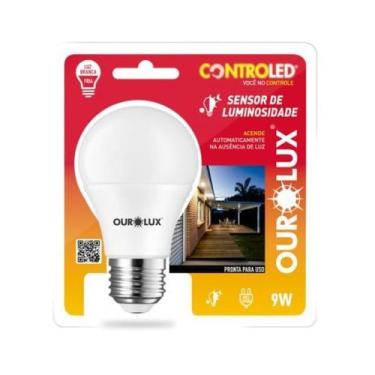 Imagem de Lâmpada de led controled sensor de iluminosidade 9W 6500K - Ourolux