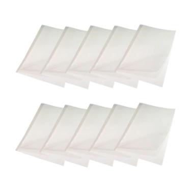 Imagem de Kit 10 Capas Encadernação Térmica Até 90 Folhas A4 Branca