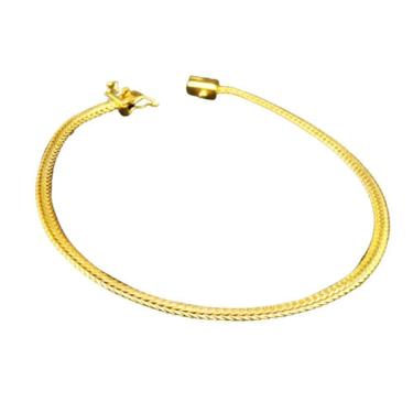 Imagem de Pulseira De Moeda Antiga Peruana 3 Milimetros