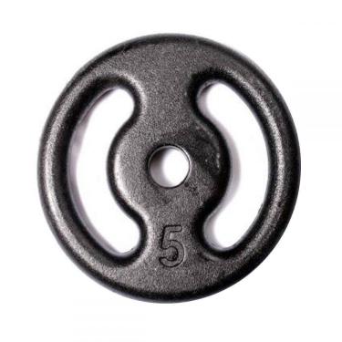 Imagem de Anilha Pintada Peso Para Musculação 5Kg