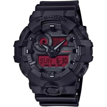 Imagem de Relógio Casio G-shock Ga-700bbr-1adr Black And Bold Red