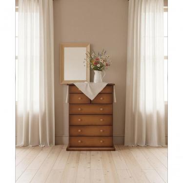 Imagem de Cômoda 80 X 1,20 X 55 - Madeira Maciça - Móveis De Gramado - Castanho