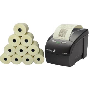 Imagem de Bobina Térmica 80x40 PDV 48g 30 rolos - Papel KPH Amarelo