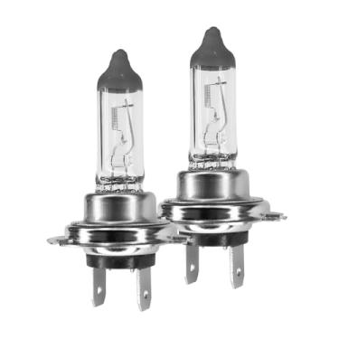 Imagem de SWQS 2 peças lâmpadas de farol de halogênio H7 lâmpadas de neblina, 12V 55W automotivo de substituição de lâmpadas de farol alto e baixo, acessório de iluminação universal para carros, SUVs, caminhões