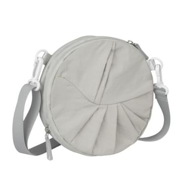 Imagem de Mochila transversal de ombro único dobrável 20L Grande capacidade para esportes academia treinamento natação e lazer homens mulheres