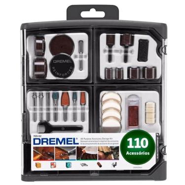 Imagem de Kit De Acessórios Para Micro Retifica 110 Peças Dremel 26150709ad
