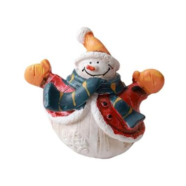 Imagem de Esquirla Estatueta de Natal para Mesa de Escritório, Enfeite de Mesa para as Festas de Fim de Ano, Decoração de Natal, Ornamento, Presente de Ano, Style E