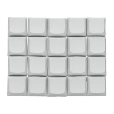 Imagem de PATIKIL PBT Keycap Set, 20Pcs Colorful Mechanical Numeric Keypads Portable Blank Keycaps for Daily Office Work Gaming Entertainment Creative Design, Light Gray